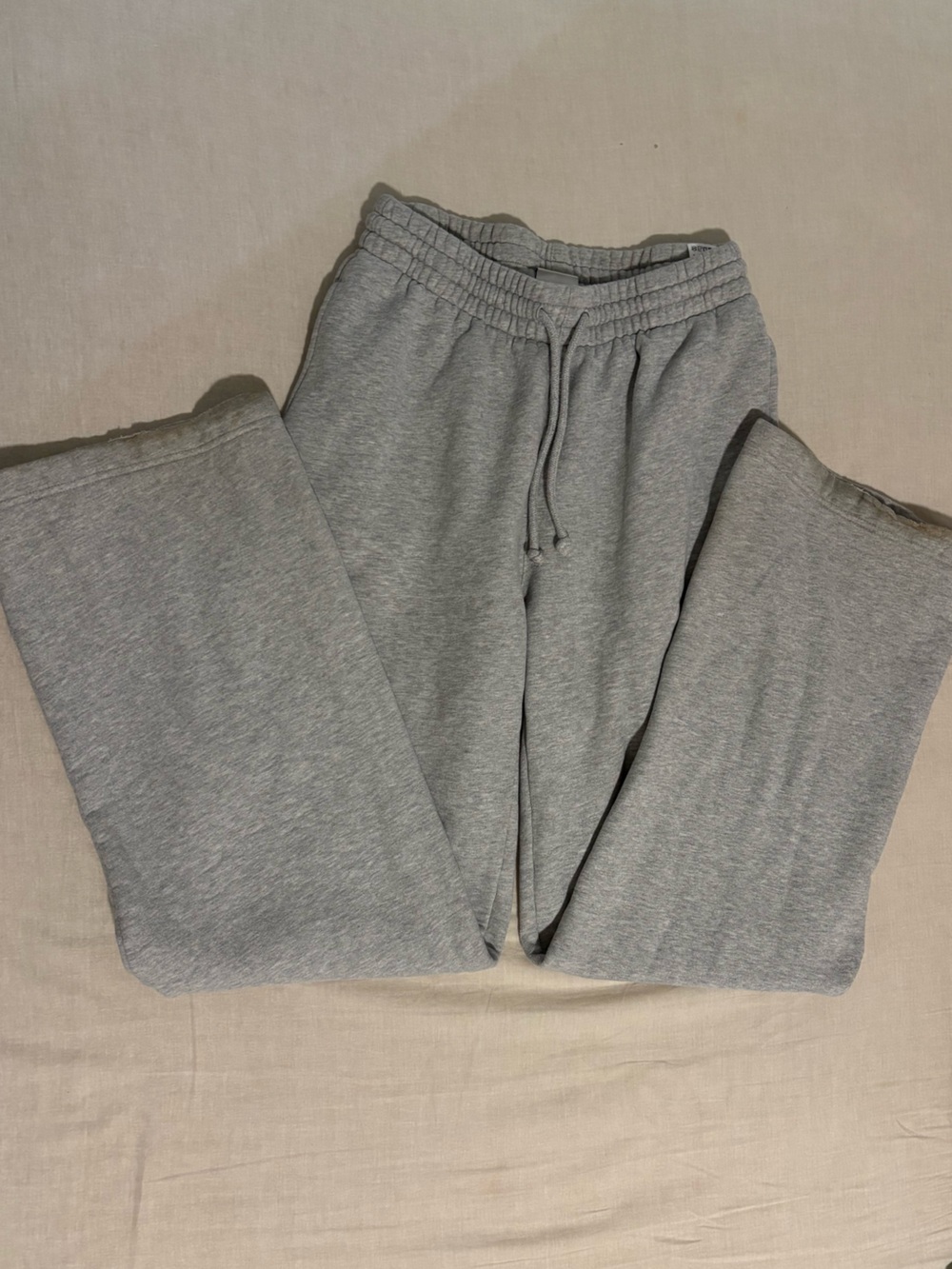 TNA Cozy Fleece Boyfriend Fit Wide-Leg Sweatpants
